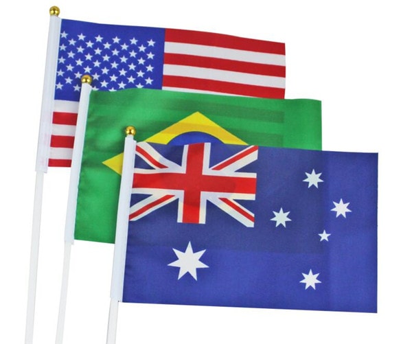 mini country flags